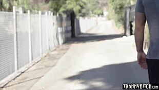 Transsexual Love Story with Big Boobed Shemale Babe