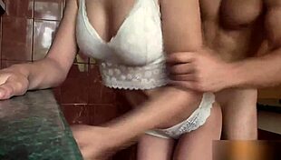 Hot Babe in Lingerie Banged Doggy Style