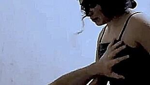 My stepsister caught me smelling her panties! That excites her so much!