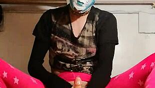 Yo, check this ladyboy riding a dildo first time! 😜