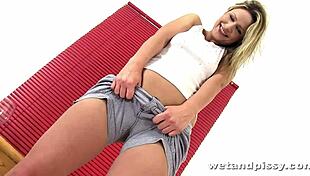 Wetting Her Panties for Your Pleasure