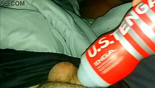 Cory Bernstein edging into toy, then cumshot!