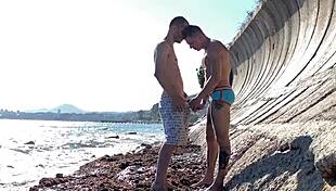 Feeling Thrilled By Extreme Public Sex With Strangers By The Sea