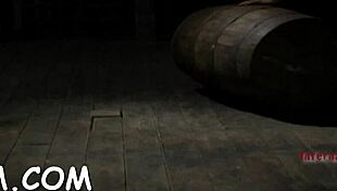 Brunette Maid Uses Toys for Masturbation and Blowjob in BDSM