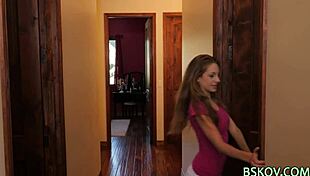 stunning teen babe rides a big cock with hardcore passion