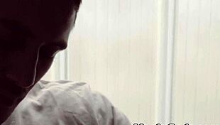 Hunky Gay Couple Rimming Ass at Home in Closeup