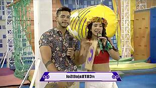 Let's start with the girls' lingerie parade in this sunny holiday battle!