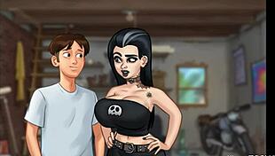 Biker Girl's Passionate Ride