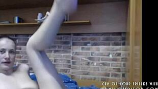 Blonde amateur deepthroats big cock submissively