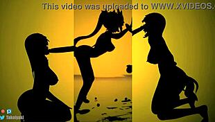 black swan and sparkle dominate in cowgirl position with riding