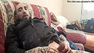 Melvin c jerks off hard!