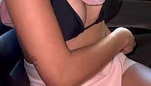 Feeling Excited Grabbing My Friend On Webcam In Her Car