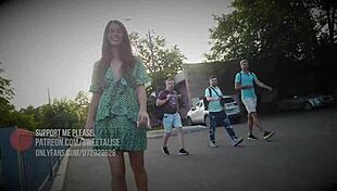 Watch me flash my tits and upskirt in public without panties