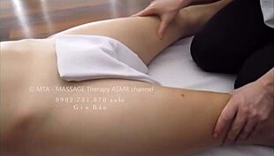 relaxing massage session for women