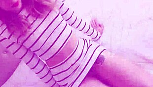 beautiful blonde colombian in her first video