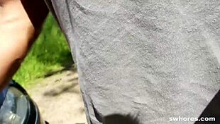 cheap street slut gets nasty for money