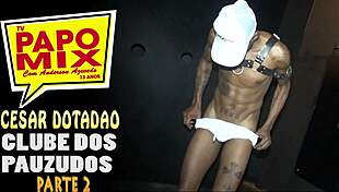 Cesar's bold orgy in Sao Paulo's big cocks club.