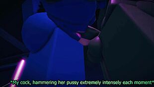 Goblin Seduced by Slutty Elf in Intense Roblox Roleplay.