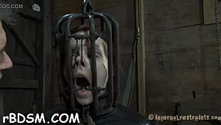 Look At This Cute Girl Tied Up In Bondage, Getting Rough Bdsm Treatment