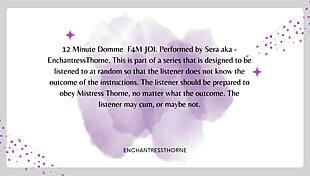 F4m Femdom Joi-Cei 2Of12 With Orgasm