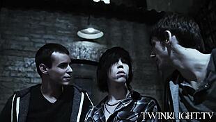 Three Young Gays Making Out Before Anal Pounding!