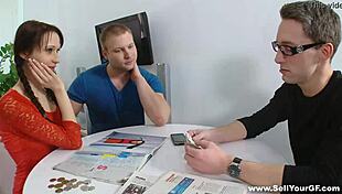 hardcore fuck chelsy sun with ripped clothes and cumshot on shaved pussy