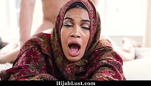 Stepbrother asks, 'Ready for sex lessons, hijab stepsister?'