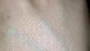 Emo girl shows her creamy pussy during intense masturbation orgasm