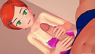 La Linda Gwen Esta Mojada Se Quita El Bañador Para Follar Versión Adulta Hentai