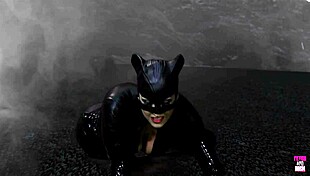 Watch Joker fuck Harley and Catwoman with that huge cock!