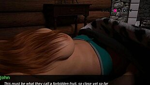 Dusklight Manor Scene 13! John bangs Lemon while she sleeps half nude in bed.