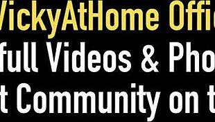 big boobed mature vicky vette rubs her oiled pussy with intense pleasure