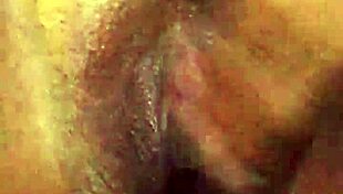 Amateur moaning during siririca masturbation