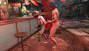 Incredible! Teen Marie Rose Gets Wild Anal in Public Fallout 4 Hentai Adventure!