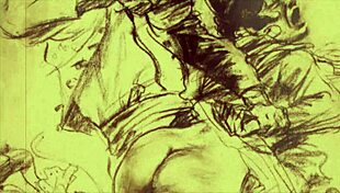 Vintage cartoon illustration from antique era