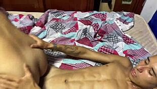 That slut rides my cock well until I cum inside her