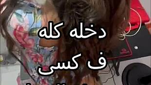 My wife's husband eyes my ass while I hold his dick, then he fucks my pussy and cums inside.