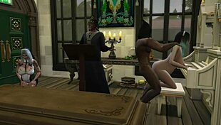 Detailed Scene Of Big Tits In A Church Environment.