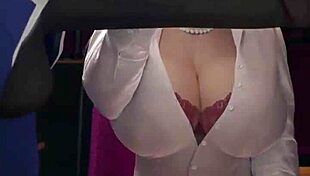 She Shows Off Her Big Tits And Ass