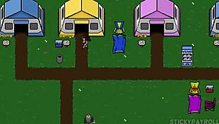 Hey, at the rave, I met this girl and got her all excited in the hentai game part 6