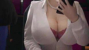 She Shows Off Her Big Tits And Ass