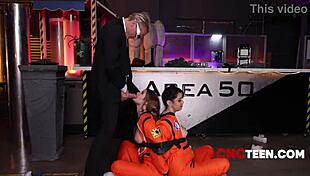 Hey, what’s with these curious teen 18+s caught in Area 50? Are they free for use during interrogation?