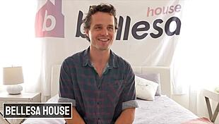 Dude fucks italian babe valentina nappi in missionary and doggystyle, cumming inside her.