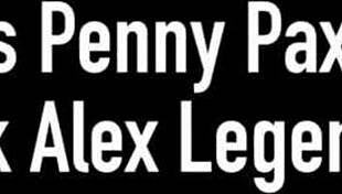 Redhead Penny Pax Sucks Big Monster Cock in Threesome Blowjob!