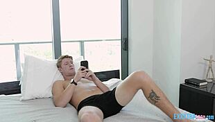 dixie lynn and oliver flynn challenge each other in the bedroom during no nut november