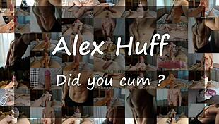 Sporty guy expresses horniness with dirty talk, showcasing his monster cock for orgasm and cumshot