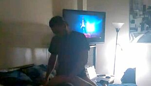 Latina woman in socks explores cheating scenarios with a mysterious twist