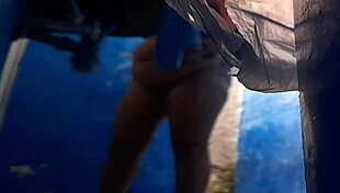 Sexy Latina MILF Mother-In-Law Masturbates In Shower