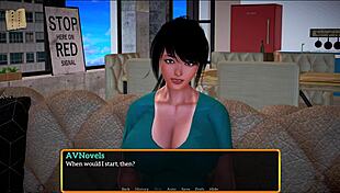 I explore my new stepfamily in this game