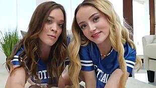 Damn! Katie Kush and Maria Kazi in Hot Family Threesome!